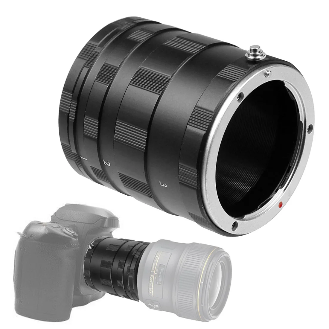 FEICHAO Metal Camera Adapter Macro Closeup Mount Ring Lens Extension