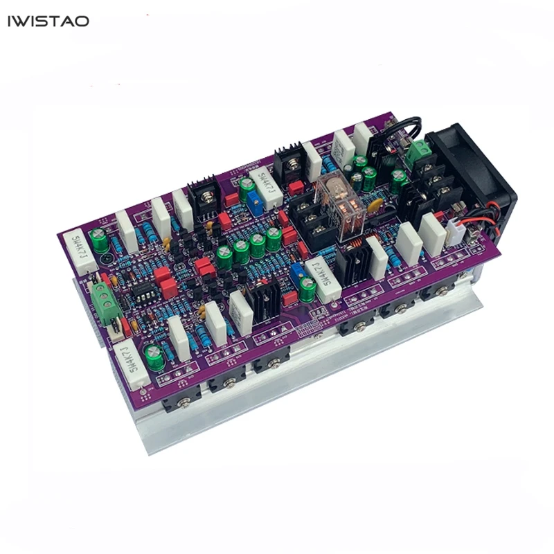 Iwistao 2X300 Вт HIFI стерео дискретный компонент питания готовая Плата усилителя дифференциального усиления вход WY2963/WK5688 Outp
