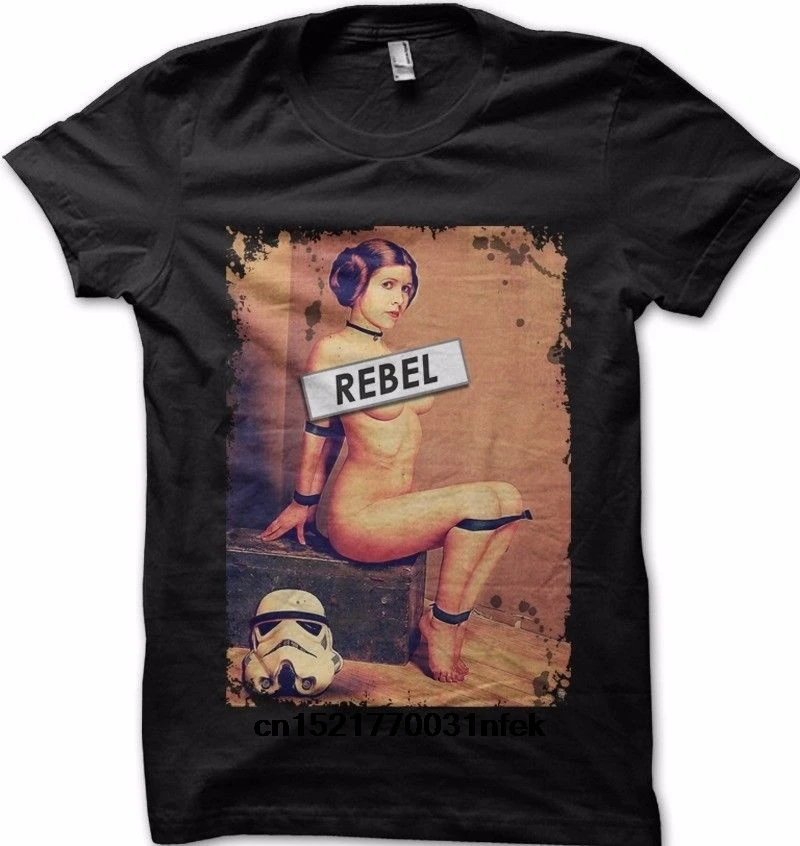 Мужская футболка принцесса Лея в связях озорной Rebel летняя модная Топы Одежда