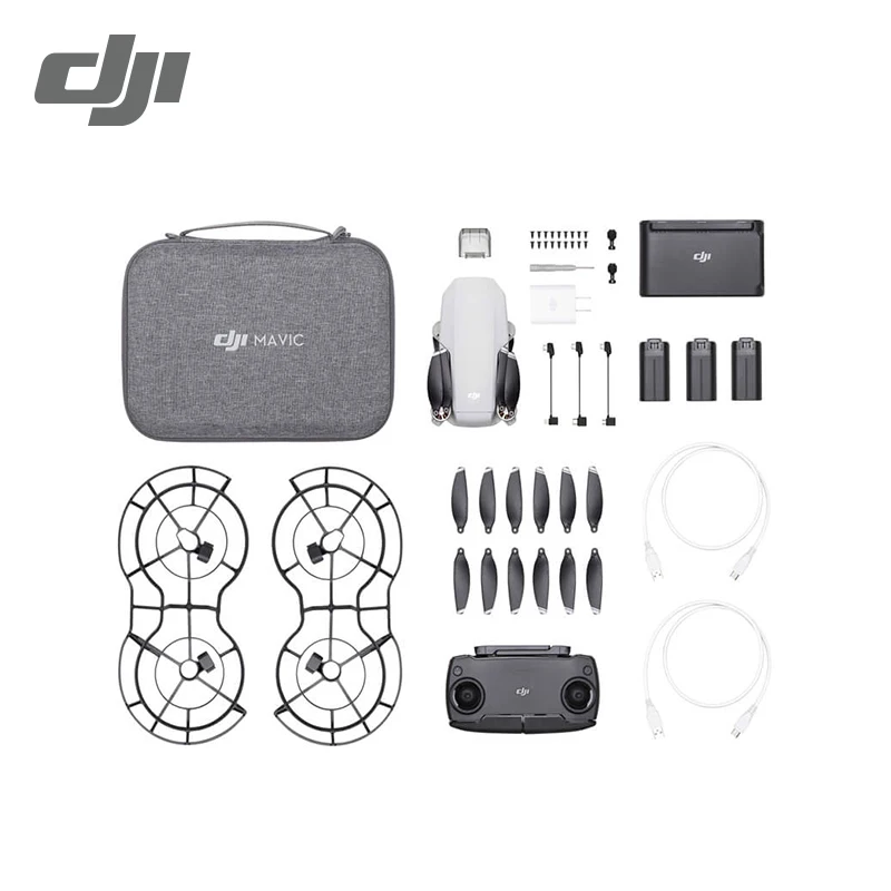 DJI Mavic мини беспилотные летательные аппараты с 3-осевому гидростабилизатору 2,7 K Камера 30 минут времени полета 4 км удаленного Управление в сложенном виде DJI Drone