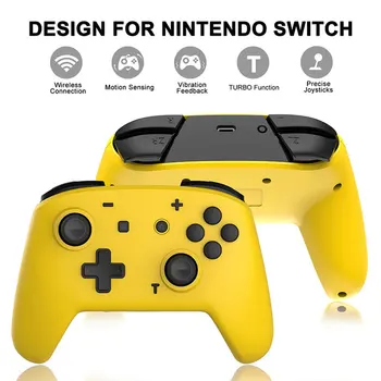

Bluetooth Dual Shock Gamepad 6-axis Gyroscope Vibration Game Controller for Nintendo Switch