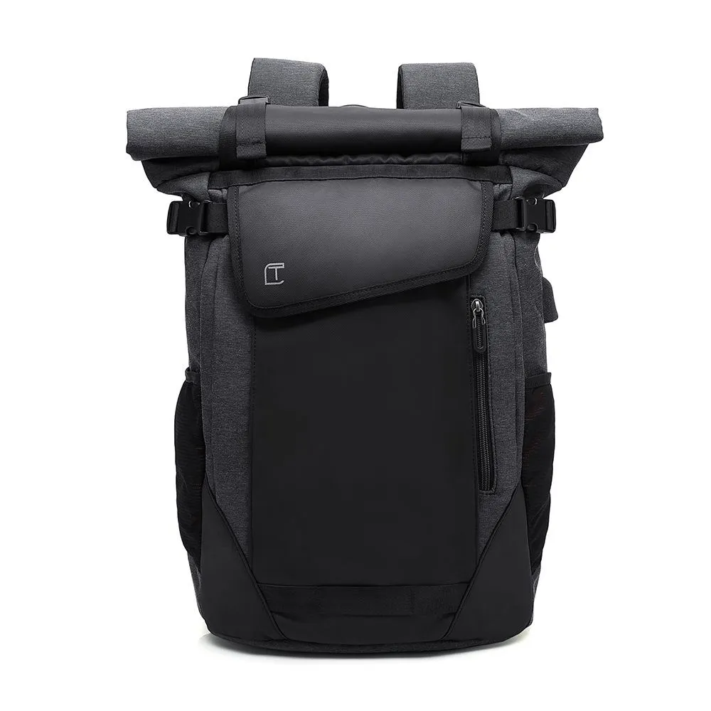  Backpack TANGCOOL TC708 Laptop Backpack Raincoat Male Bag USB Recharging Multi-layer Space Travel M