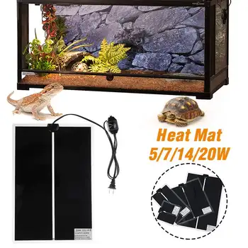 

20W 110V Heating Warm Pad Adjustable Temperature Controller Incubator Mat Tools Terrarium Reptiles Heat Mat Climbing Pet