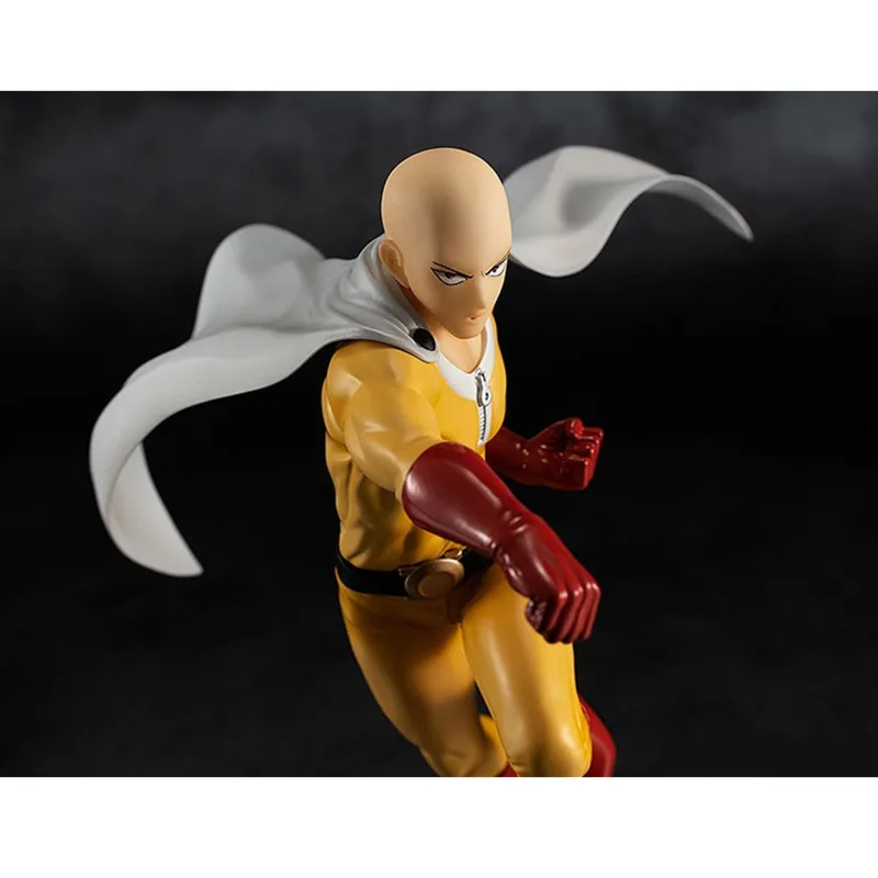 Аниме 18 см ONE PUNCH-MAN САЙТАМА сенсей плащ Человек герой костюм GK статуя ПВХ фигурка Коллекция Модель игрушки M3261