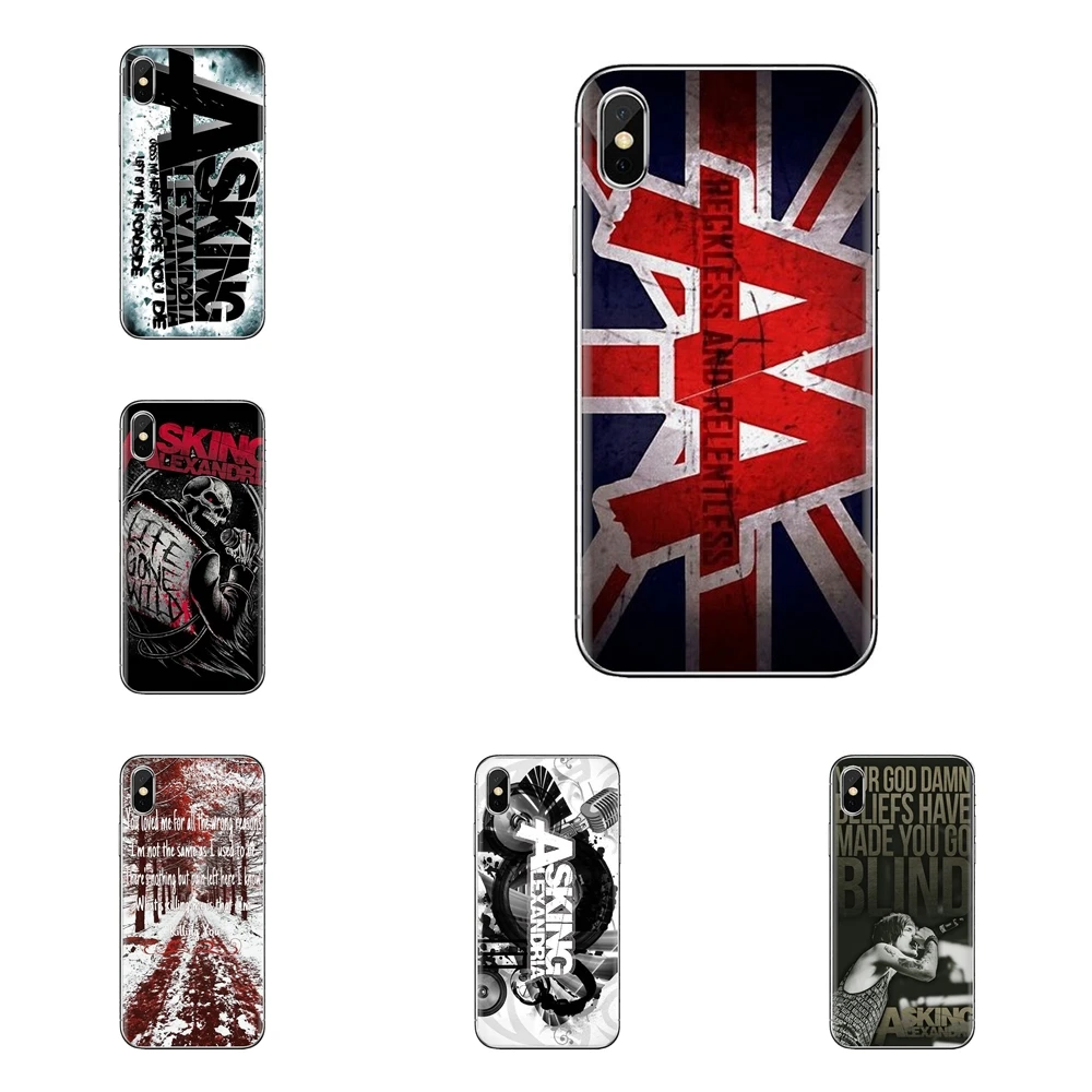 UK Asking Alexandria logo Rock Band For Samsung Galaxy S2 S3 S4 S5 MINI S6 S7 edge S8 S9 Plus Note 2 3 4 5 8 Coque Fundas Covers |