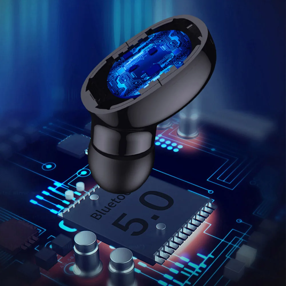 TWS Bluetooth наушники 5,0 беспроводные наушники-вкладыши светодиодный дисплей с сенсорным управлением стерео наушники водонепроницаемые музыкальные наушники