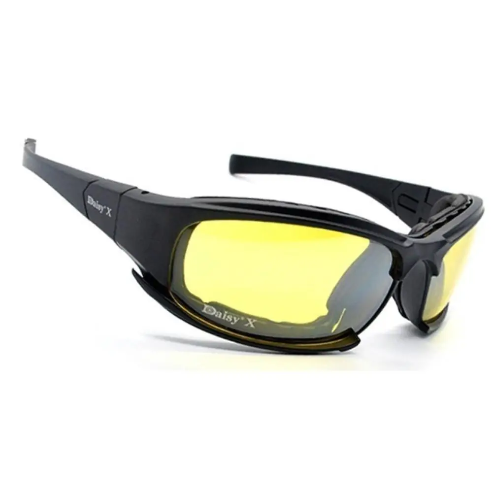 Tactical Sunglasses UV400 Protection Military Goggles Hunting, Shooting, Airsoft Outdoor Activities Eyewear 4 Lenses