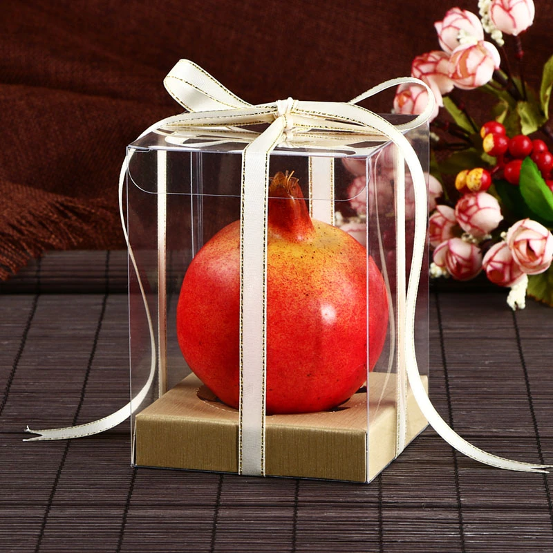 

10PCS/1lot 2019 New arrival Clear PVC Box 9*9*Hcm Rectangular Wedding box Cute Small Toys&Doll display&Packaging