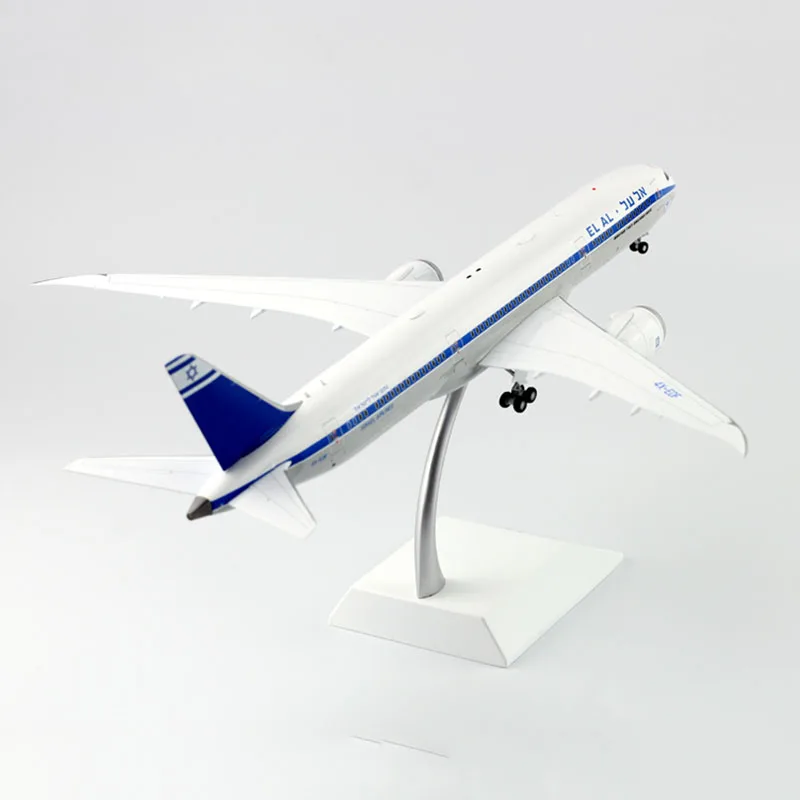 1/200 Air ISRAEL Airline EL AL самолет Boeing 787 B787 модель с базовым шасси сплав самолет игрушка для коллекции