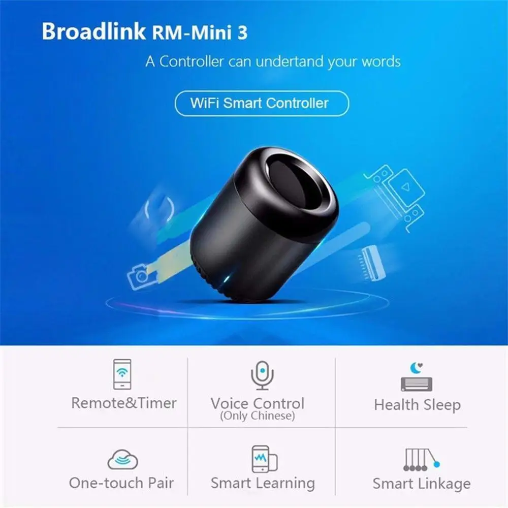 Broadlink RM Mini 3 WiFi+ ИК приложение для умного дома дистанционное управление для Alexa Google Home IFTTT