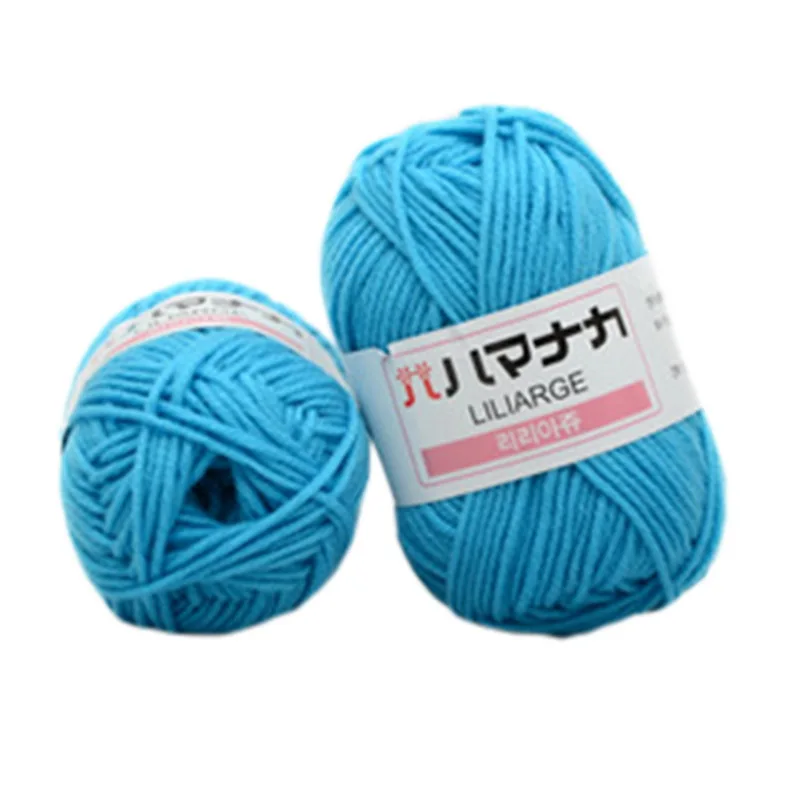 Soft Milk Cotton Yarn Fiber Velvet Wool Crochet Yarn For Hand Knitting DIY Sweater Blanket Scarf Sweater Blanket Toy - Цвет: 21
