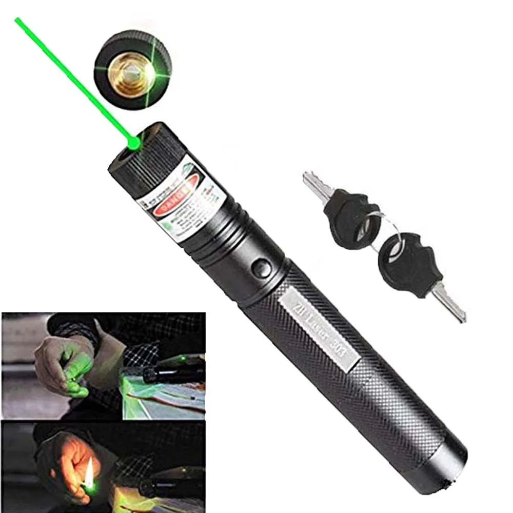 

Blue Laser Pointer 5MW High Power Red Green Laser Sight Pen Powerful Hunting Laser 303 Meter Green Lazer Burning Match