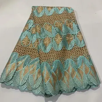 

High quality cord lace, nigerian corrugated polyester embroidery guipure lace fabric for Bridal Lace FTF93