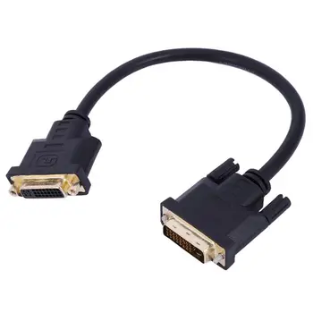 

DVI -D Dual Link Male Digital 24+1 to DVI 24+1 Female VIDEO Extension Cable 30cm for Monitor Projector