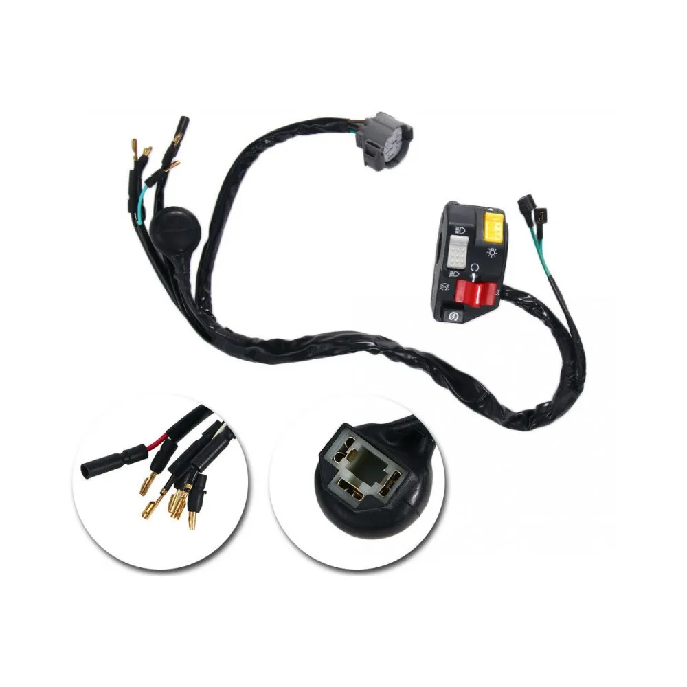 Start Light Kill Switch TRX300EX Fit For 1998-2004 Honda TRX 300 EX 300EX ATV 35020-HM3-A00 LEFT ON/OFF START SWITCH | Автомобили и