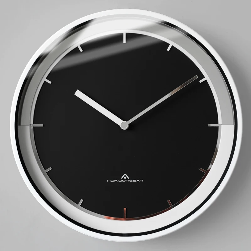 American Luxury Wall Clock Metal Living Room Hotel Clock Mechanism European Style Art White Zegar Scienny Home Decoration FZ531 - Цвет: F