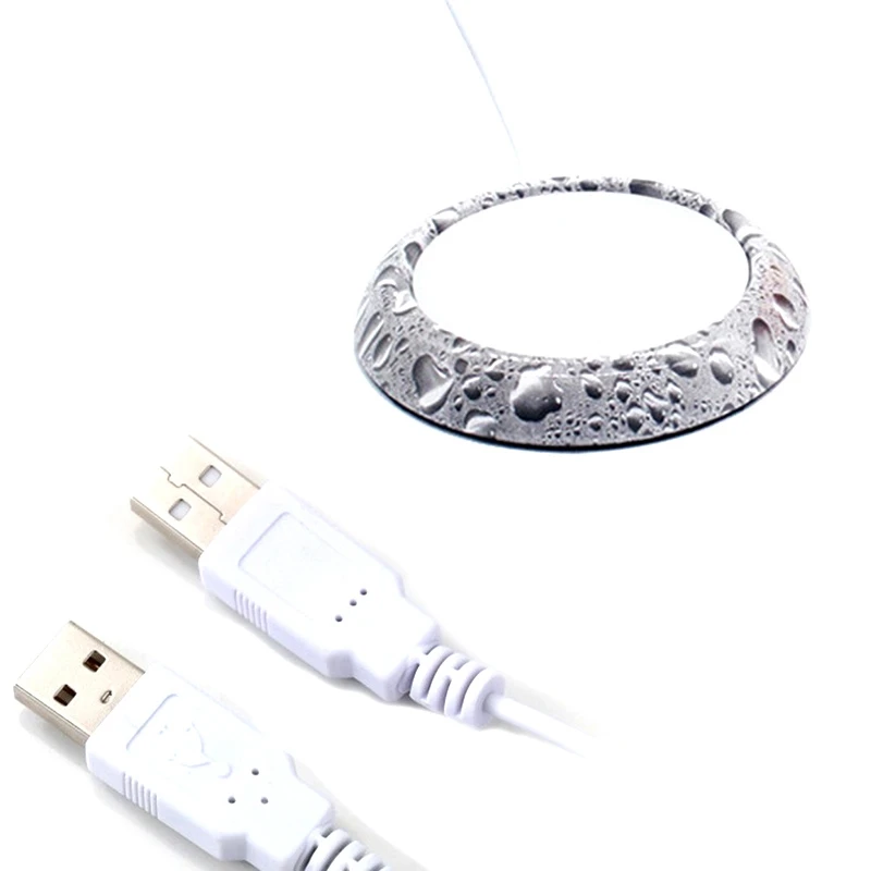 USB капли воды зерна чашки подогреватель тепла напитков кружка коврик держать напиток теплый нагреватель кружки подставка