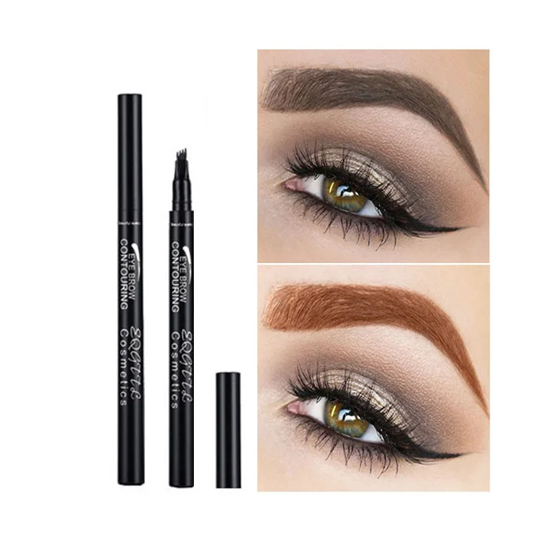 Eyebrow Pencil Four-fork Soft Liquid Eye Brow Pen Eyes Makeup New Design Make up Easy to Wear Eyebrows Drawing Cosmetics Tattoo