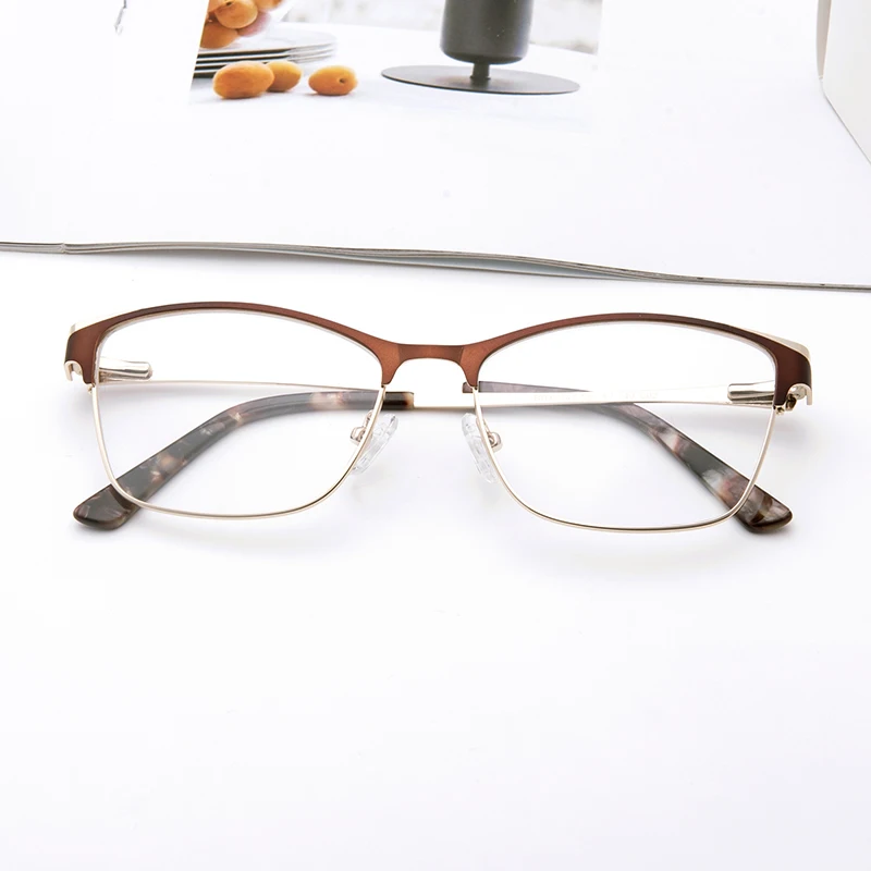 Cat Eye Women Eyeglass Frame Full Rim Eyeglasses Spring Hinge Optical Eyeglasses Frame for Men and Women Eyewear oculos de grau