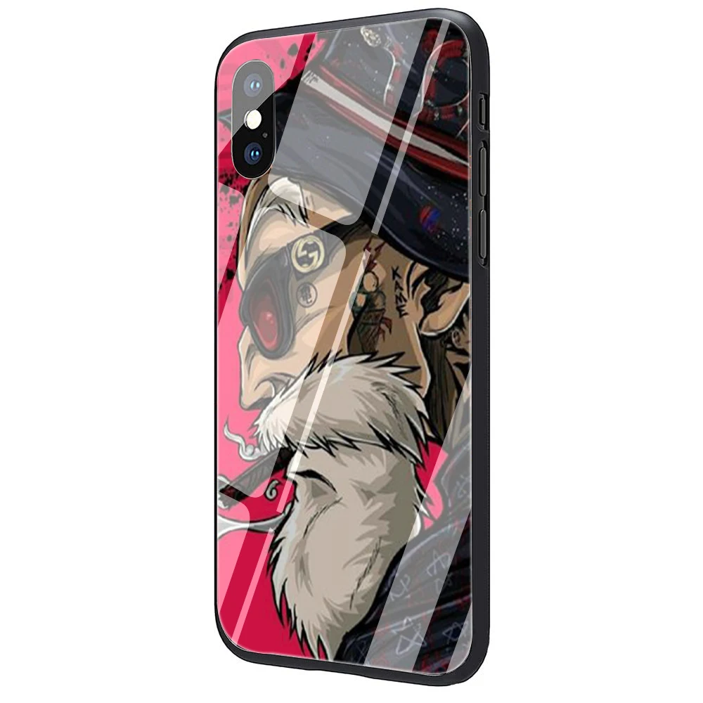 G2 Аниме Dragon Ball и super Goku закаленное Стекло чехол для телефона чехол для iphone 5 5S iphone 6 Plus 6S плюс 7 8 Plus X XS XR 11 Pro Max - Цвет: G2