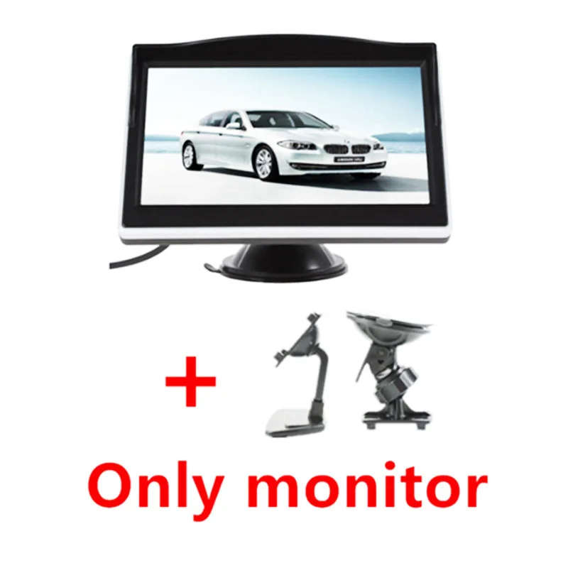 5 дюймов TFT lcd HD экран автомобильный монитор парковочный монитор заднего вида для 170 угол автомобиля задний вид автомобиля резервная камера