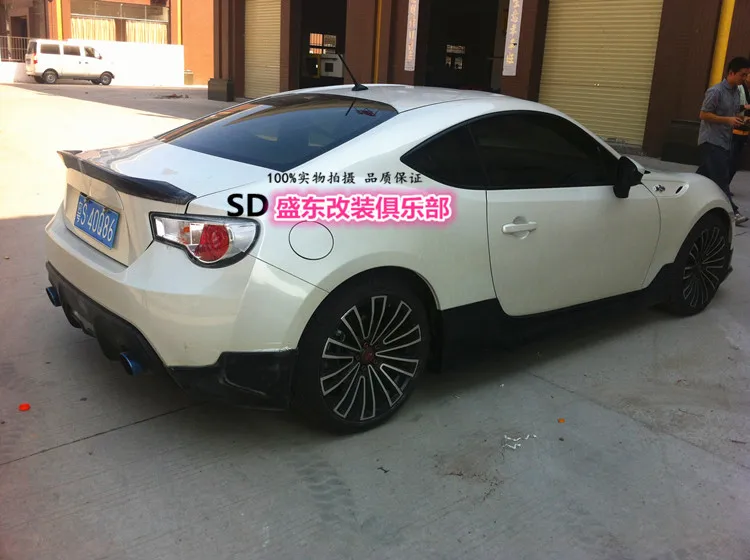 Подходит для toyota GT86 BRZ AD углеродного волокна задний спойлер заднее крыло