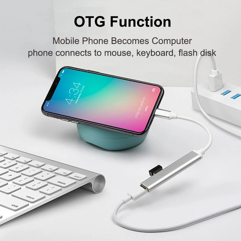 usb hub tipo portas multi adaptador divisor otg para xiaomi lenovo macbook pro air pro pc acessórios de computador