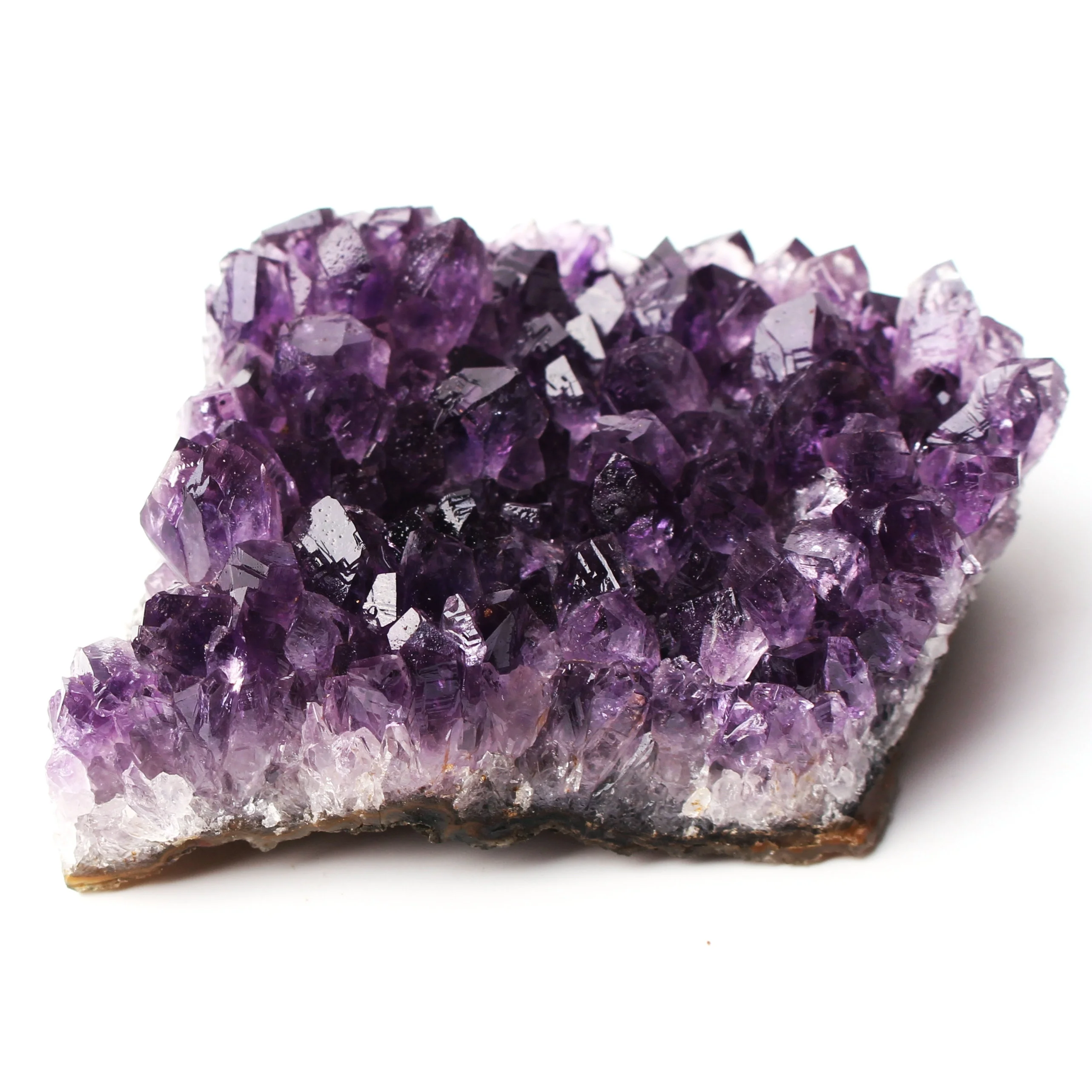Natürliche rohe Amethyst-Quarz-Geode Druzy Crystal Cluster Healing-Probe Sg