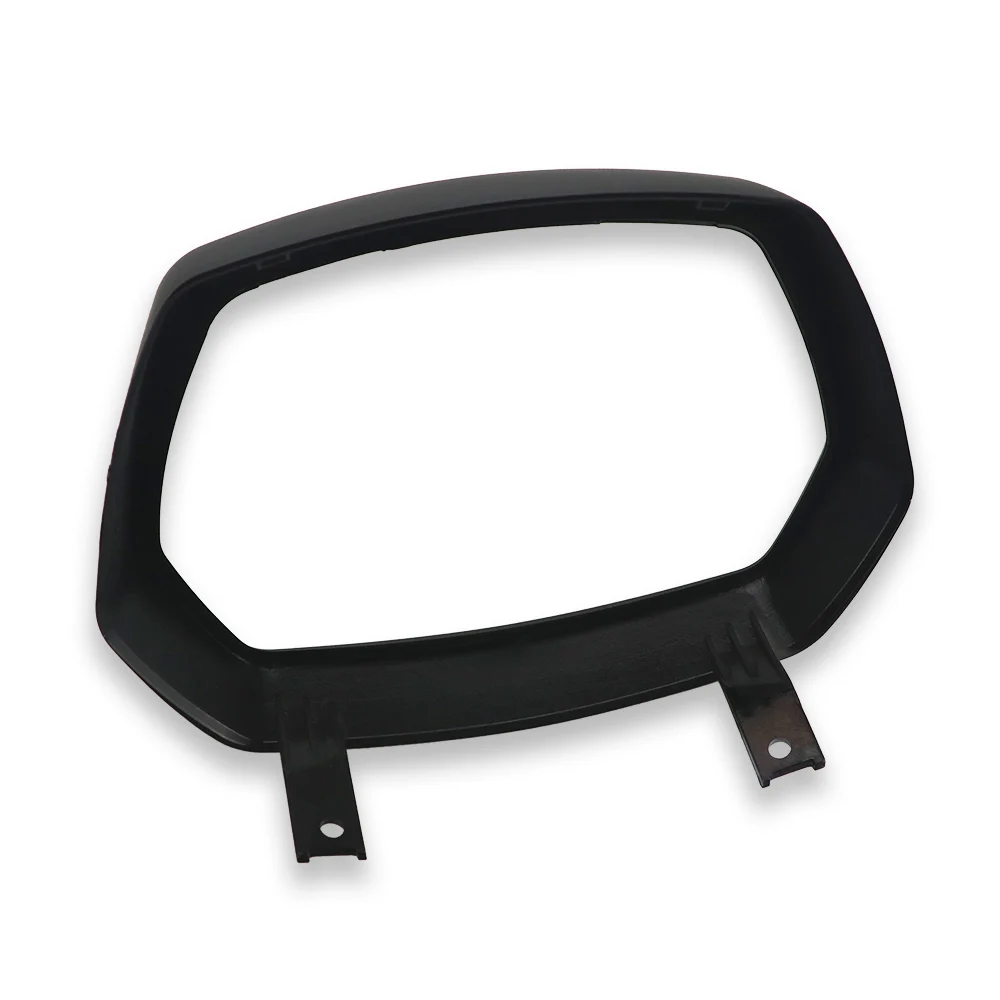 Motorcycle Headlight Rim Cover Assembly Head Lamp Guard Black Carbon