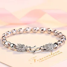 Серебряный кран браслет для мужчин, китайский стиль, личность, властное и ретро серебряные ювелирные изделия