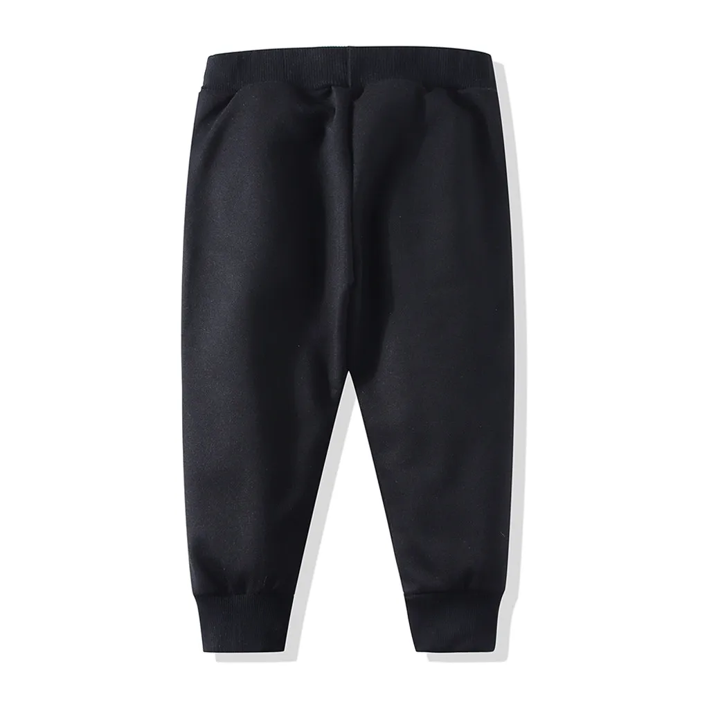 Лидер продаж Штанишки для малышей Лидер продаж, для маленьких детей Для мальчиков и девочек с надписью; спортивные брюки; детская футболка с надписью детская одежда на пуговицах; удобные теплые детские штаны