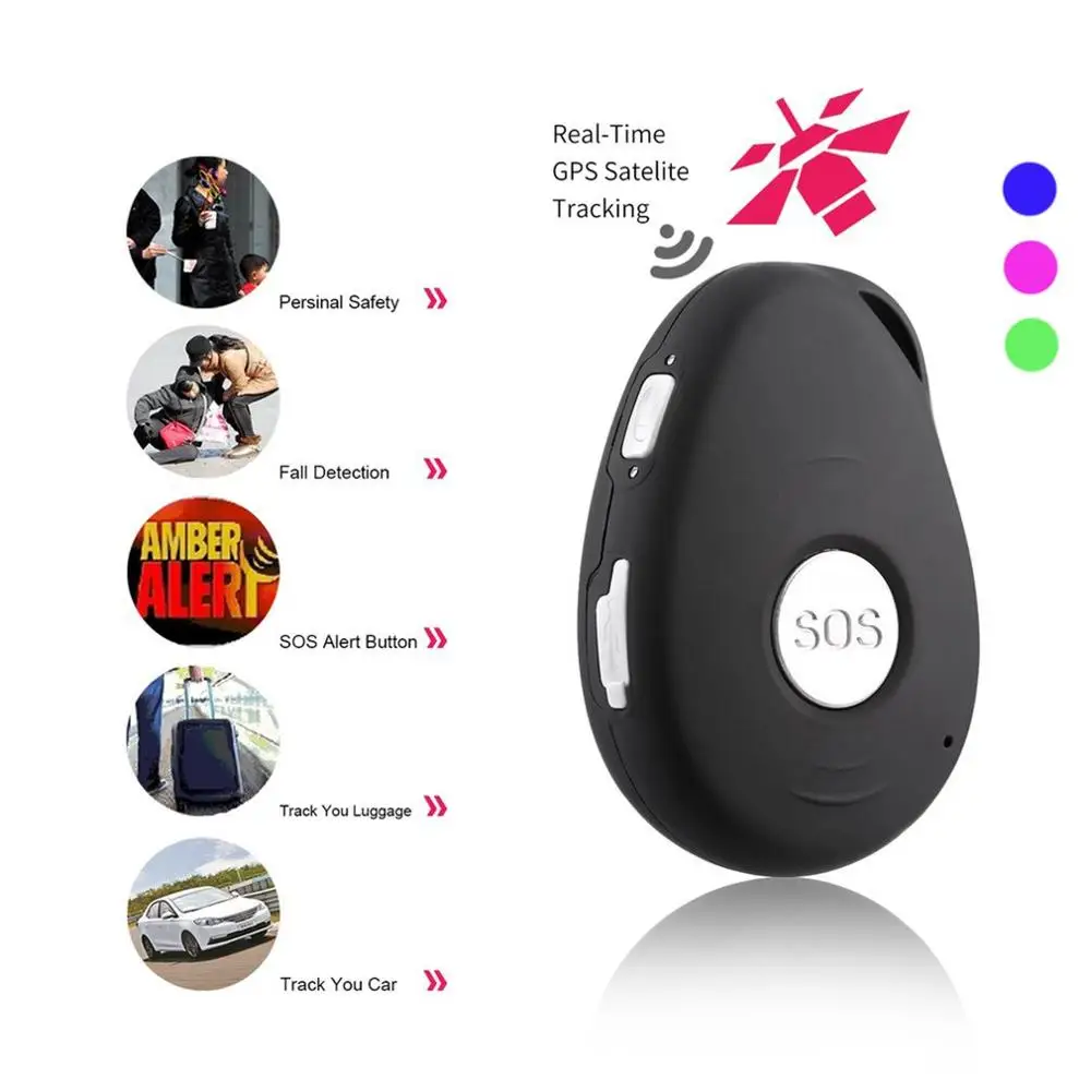 

TY-36Personal Alarm & GPS Tracker with SOS Button Two-Way Calling Devices Location Alerts SIM Card Safty System