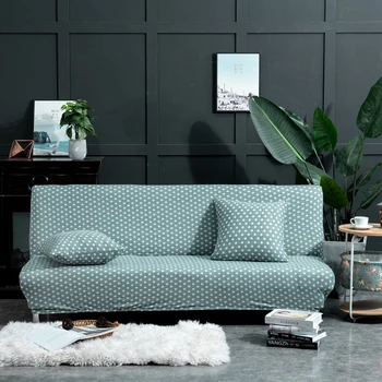 

Armless Sofa Covers for Living Room Elastic Sofa Bed Cover Spandex sofa Protector