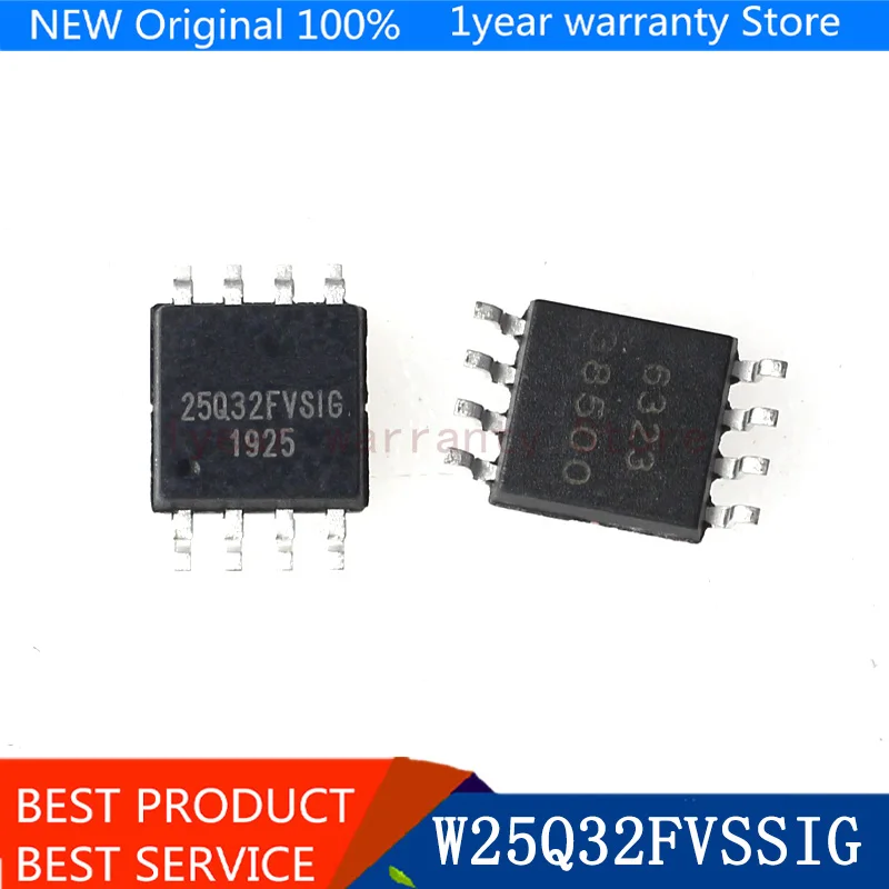 {Новый оригинальный} 5 шт. W25Q32FVSIG w25q32fvizen 25Q32FVSIG SOP-8 | Электроника