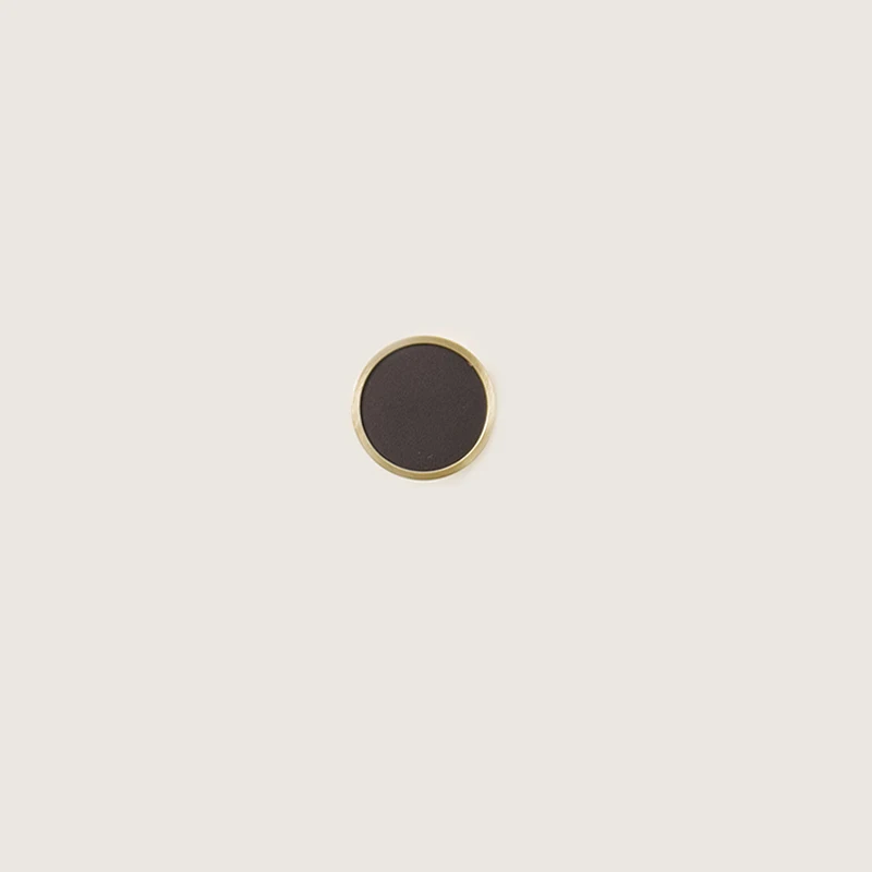 Style F1 Single hole Simple Brass Leather Handle Furniture Cabinet Wardrobe Knob and Pull,kitchen Drawer Closet Handle First Layer Real Cowhide Pulls - Цвет: Style F1 Single hole