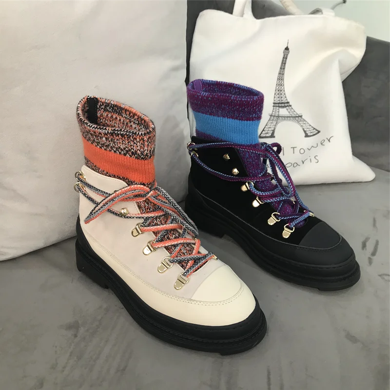 Женская обувь; ботинки-носки; chaussures femme; женская обувь; женские ботинки с круглым носком; модные botas mujer; коллекция года; Zapatos De Mujer; красивая обувь