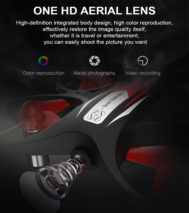 LAUMOX KF608 мини Радиоуправляемый Дрон с камерой 720P Wi Fi FPV дроны удерживающие высоту 3D