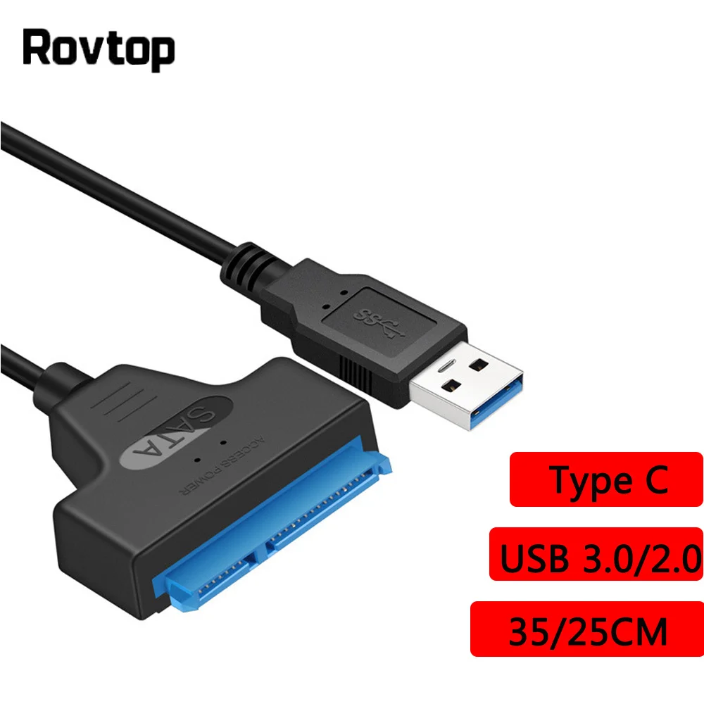

USB 3.0 SATA 3 Cable Sata to USB 3.0 Adapter Up to 6 Gbps Support External HDD SSD Hard Drive Sata III Cable Converters