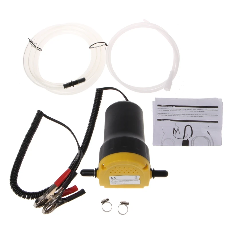 12V 5A DC Моторный масляный экстрактор для дизеля Scavenge всасывающий насос Y1QB