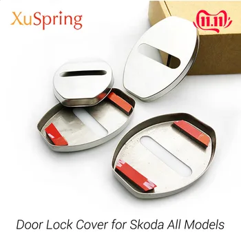

For VW TIGUAN 2017 T-ROC T-cross 2015 2016 2018 2019 2020 Door Lock Covers Caps Car Styling New Styling Accessories 4pcs/set