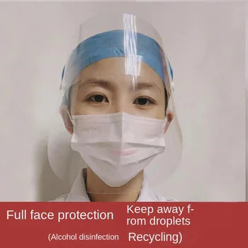

Protective Mask Full Face Protective Face Screen Anti-fog Mask Cooking Adjustable Splash Splash Children Detachable Visors Masks
