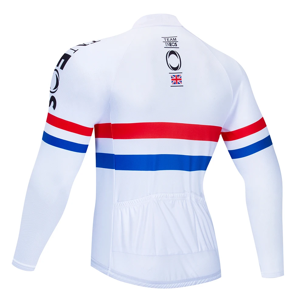INEOS cycling jersey for men Road bike Pro Team cycling wear Ropa Ciclismo Quick Dry long sleeve jersey with autumn