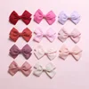 Lovely Hair Clips For Baby Girls Spring Hair Accessories Cotton Kids Infant Hair Bows Hairpin Princess Barrette Child 23 Colors ► Photo 2/6