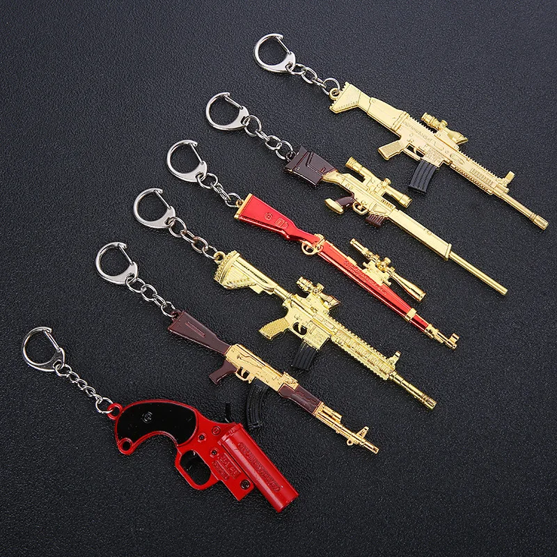 

PUBG Keychain Cosplay Keyring Prop PLAYERUNKNOWNS BATTLEGROUNDS Helmet Backpack Key Ring Gift Prop