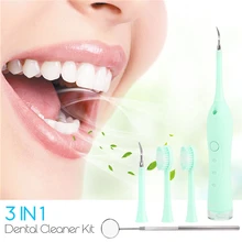 CkeyiN Электрический расчеты жидкость для снятия отбеливание зубов для чистки зубов инструмент для удаления зубного камня средство для полировки для зубов высокочастотная вибрация