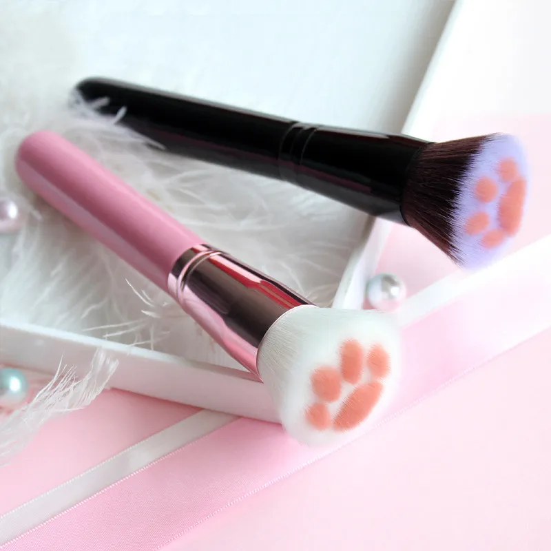 

Cute Cat Paw Face Powder Makeup Brush Long Lasting Concealer Blush Tool Flower Beauty Foundation Brush Cosmetic Pincel Maquiagem