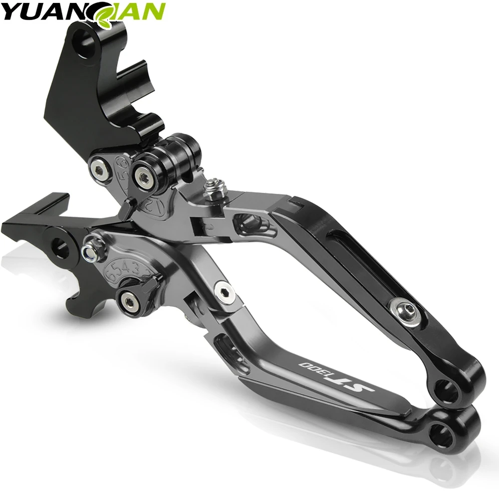 Для Honda ST1000 ST 1300 2008-2012 2010 2011 тормозной рычаг сцепления мотоцикла CNC алюминиевые выдвижные регулируемые складные рычаги