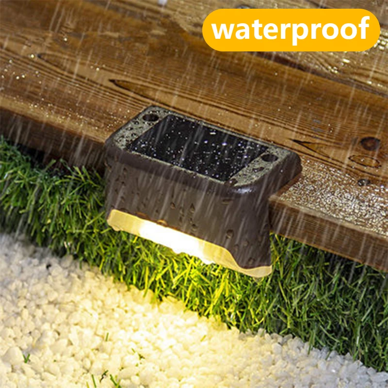 Solar step lamp stair lamp outdoor courtyard night lamp waterproof