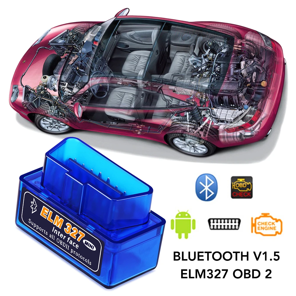 ELM327 Bluetooth V1.5 OBD2 Car Diagnostic Tool for Subaru Forester SK