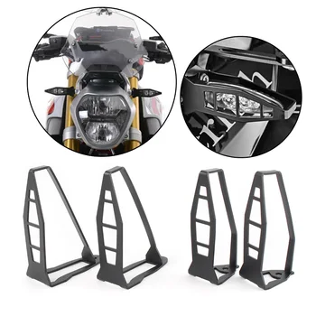 

Motorcycle Turn Signal Light Shield Cover For BMW F800GS R1200GS R800 R1200 GS 2018 2019 Steel 4Pcs Front & Rear